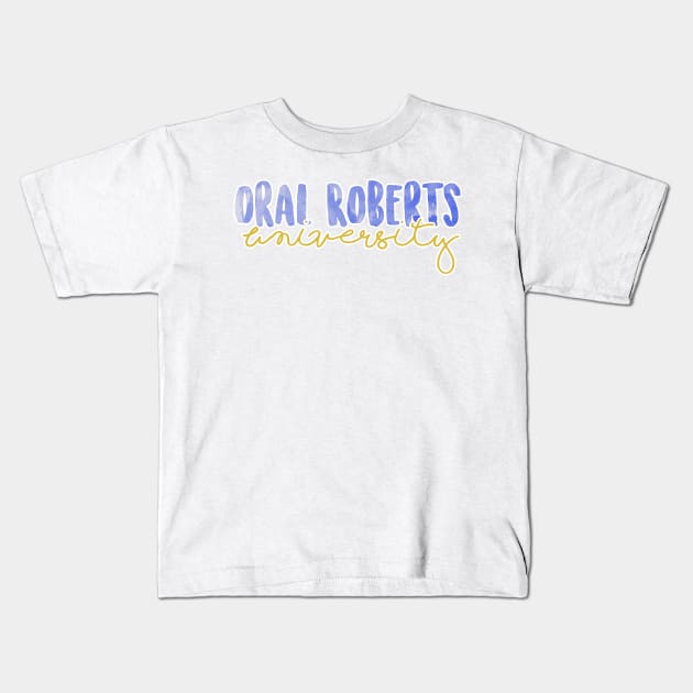 Oral Roberts University Kids T-Shirt by ally1021